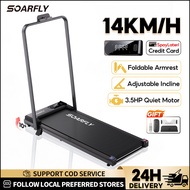 SOARFLY Treadmill Walking Pad Mesin Lari Incline Foldable Cardio Treadmill Indoor Walking Machine