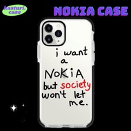 NOKIA SOCIETY CASE THICK IMD CASE FOR IPHONE 13 PRO MAX UNTIL  IPHONE 6/7/8