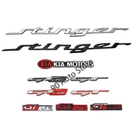 Modified Alphabet Stinger GT GT Line Car Rear Sticker for KIA K2 K3 K4 K5 KX5 Sportager Auto 3D Lett