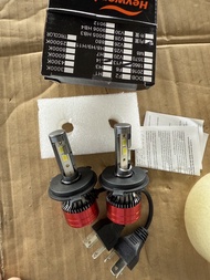 หลอดไฟ LED 6000K 1คู่ สำหรับรถ ไฟหน้า TOYOTA VIOS(วีออส) Gen3 รุ่นหลอดฮาโลเจน ปี2013-2016