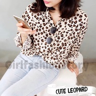 New Stock.. GFS RESTOCK PATTERN SHIRT CUTE LEOPARD