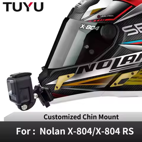 For Nolan X-804 RS Customized Helmet Chin Mount for GoPro Hero 13 12 11 Insta360 Ace pro2 DJI Action
