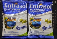 Entrasol Platinum Vanila 57gr sachet Entrasol Platinum Susu Kalsium Kemasan Sachet 57gram Untuk Tulang Lansia Dengan Ektrak Zaitun Dan Tinggi Protein