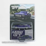 MINI GT 1: 64 #1111 BMW BMW i7 Blue Alloy Car Model