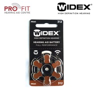 WIDEX Hearing Aid Batteries Size 312 (6 Pcs) 1.4V Bateri Alat Pendengaran 助听器电池