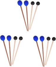 SUPVOX 3 Sets marimba hammer bell mallets percussion sticks percussion sticks hammer Maple Hammer xylophone mallets marimba sticks drum sticks mallets chime stick drum hammer wooden music