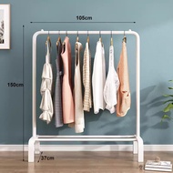 LG Rak Gantungan Baju Dengan Roda Rak Baju Estetik Minimalis Rak Baju Gantung Portable 150CM