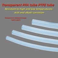 1M ID 0.5~20mm PTFE Tube F46 Teflon Tube Multiple Specifications Pipe Milk White And Clear Hose For 