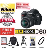 Nikon DSLR D60 18-55mm VR ORIGINAL (2 Years Warranty)