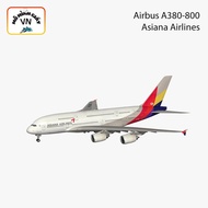 Airbus A380-800 Asiana Airlines Assembly Paper Model - MohinhgiayVN