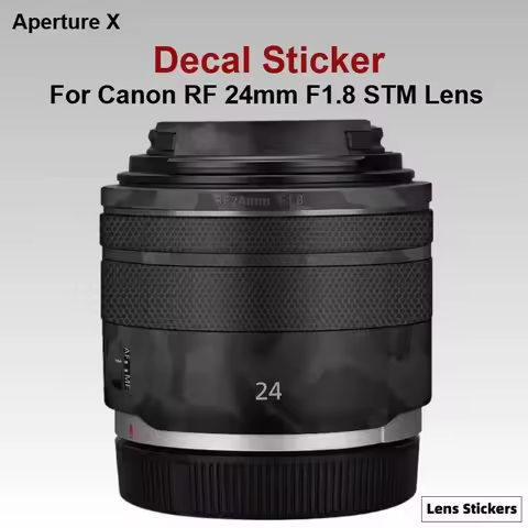 For Canon RF 24mm F1.8 STM Lens Sticker Protective Skin Decal Film Anti-Scratch Protector Coat RF 24