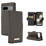 Casing For Google Pixel 8 7A 7 Pro 8Pro 7Pro Leather Flip With Card Holder Slots Silicon Shockproof 