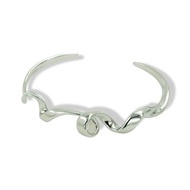 TWISTED手鐲 - 白金 | 純銀鍍18K金