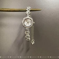 gelang gelang tangan perempuan Vintage Diamond Drawstring Watch Strap - Luxurious & Adjustable