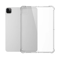 Apple ipad Pro 10.5 Transparent Air bag Case 7 8 9th Gen 10.2 2019 ipad 5/6th 9.7 2017 2018 Air 4/5 Pro Mini 123 6 12.9 2020/2021 Clear 4 Corners Thickening Drop Resistance Slim Silicone Soft Casing Cover with Pencil Holder