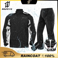 เสื้อกันฝนแจ็กเก็ตกันน้ำของผู้ชายเสื้อกันฝน Moto สำหรับผู้ขับขี่รถจักรยานยนต์ชุดกันฝนเดินป่าตั้งแคมป์ที่บังฝนตกปลา