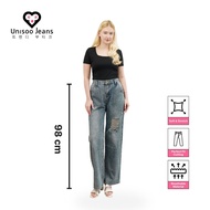 UNISOO JEANS - CK8006-1 Highwaist Jeans | Culottes Jeans | Highwaist Women's Jeans | Loose Jeans | B