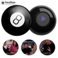 HUAIHAO Prophecy Ball 10cm Magic 8 Ball Prophecy Black 8 Magic Ball Magic Props New Strange Gift Toy