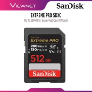 SANDISK EXTREME PRO SDXC UHS-II SD CARD 64GB / 128GB / 256GB / 512GB WITH UP TO 280MB/S | SUPER RELI