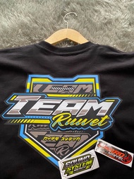 Kaos Team Ruwet Hitam Katun pria
