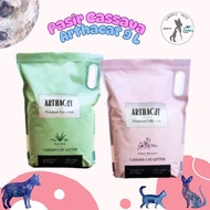ARTHACAT Cassava Cat Litter 9L (1 PCS) Cassava Cat Litter, Fast Clump, Anti-Odor, Low Dust