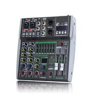 Audio Mixer ผลิตภัณฑ์ในสต็อก AK4/6/8 Channel มิกเซอร์เสียงมืออาชีพ 99 DSP เสียงบลูทูธ USB อินเตอร์เฟ