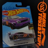 Hot Wheels NIGHTBURNERZ NO. 426 HEMI DODGE CHALLENGER DRIFT CAR (VIOLET PEARL/BLACK, ORANGE & WHITE 