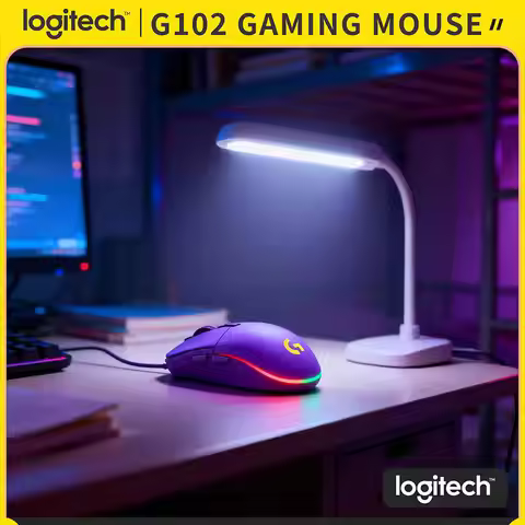 Logitech G102 Prodigy Mouse, 8x Faster Response, 20M Clicks, RGB Lighting, 6 Keys for Work and Play