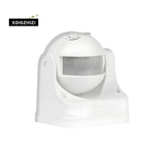 For UP to 12m, 1200W Infrared Motion Sensor, Wall-Mounted, IP44 Rating-Suitable for Smart Home Light