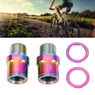 Bike Pedal Extender  0.79in Extension Shaft with Spacer for Upgrade