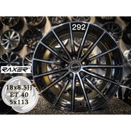 Raxer VOX15V 18x8.5JJ 5x113 FPBLKB（292）