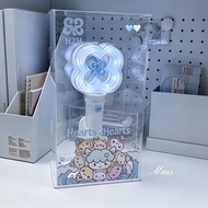 H2H Hearts2Hearts Lightstick Display Box with Sanrio Cute Cartoon, Acrylic Protective Case for Light