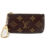 【栄】【LOUIS VUITTON】ルイヴィトン M13559 モノグラム ポシェット クレ 財布 コインケース 小銭入れ ブラウン ゴールド金具 箱【中古】