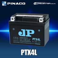 PINACO JP 4L VRLA Motorcycle Battery, 12V-3.5Ah, 113x70x85mm, For MIO SOUL / Skydrive / Sniper 150