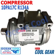 คอมเพรซเซอร์ 10PA17C COM0006 R134A COMPRESSOR COOL GEAR JK447220-7780 10PA17C คอมแอร์รถยนต์ คอมแอ