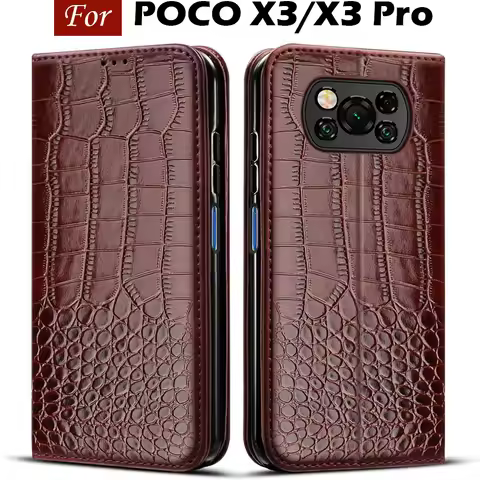 For Xiaomi POCO X3 NFC Case X 3 Pro Fundas Wallet Flip Leather Phone Cover Luxury Coque for Xiaomi P