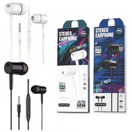 Bass Earphone In-Ear Earbuds Stereo Headphone Wired Headset With Mic For Samsung Huawei Oppo Vivo Xi