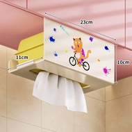 全城熱賣 - 廚房紙巾架 倒掛架 多功能置物架 懸掛紙巾盒 免打孔廚房紙收納盒（快遞送貨上門）