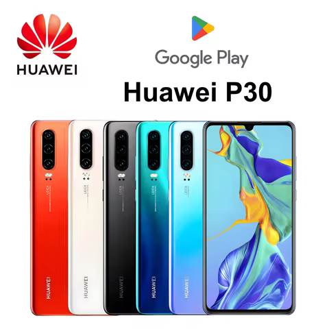 HUAWEI-P30 Android Smartphone, 6.1 ", 256GB ROM,40MP Camera,4G Network Mobile Phones, Google Play St