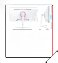 LG Nano IPS 5K Curved Gaming Monitor 34 Inch QHD 165Hz 21:9 UltraWide Freesync G-Sync Gaming Monitor