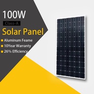 100W solar panel 9BB Monocrystalline generate 0.6kwh per day