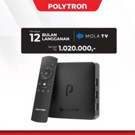 Android tv box polytron mola tv streaming pdb m11 garansi resmi
