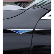 2pcs/Set Car Fender Stainless Steel Sticker Decals Emblem Exterior Decorate for DS SPIRIT DS3 DS4 DS