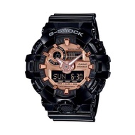 [Powermatic] Casio G-Shock Ga-700Mmc-1A Black And Rose Gold Analog Digital Watch