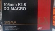 Sigma 105mm f2.8 1;1 Macro Canon EF