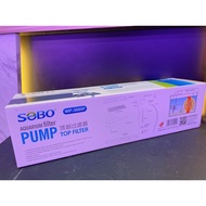 READY STOCK IN MALAYSIA 【AQUARIUM  】SOBO WP-3880F [ 3-4Feet top filter]  2500L/H
