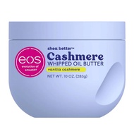 EOS Cashmere Whipped Oil Body Butter, Vanilla Cashmere, Rich Formula & Deep Hydration - 283g