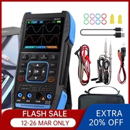 FNIRSI 2C53T Upgraded Handheld Oscilloscope, 50MHz Bandwidth, 250MS/s Sampling Rate, 20000 Counts, 3