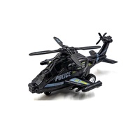 Helicopter Push Toy Lightning Friction Simulation Model Apache Helicopter Gift Toy