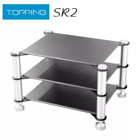 TOPPING SR2 Aluminum Rack Compatible with D90 series, A90 series, Pre90, EXT90, U90, LA90, DM7, DX7 